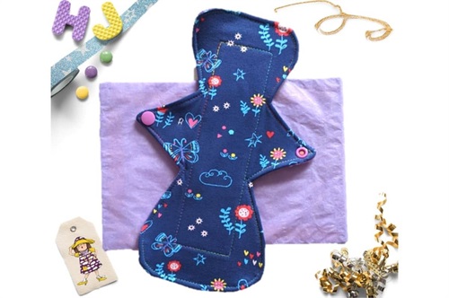 Click to order  10 inch Cloth Pad Midnight Doodles now